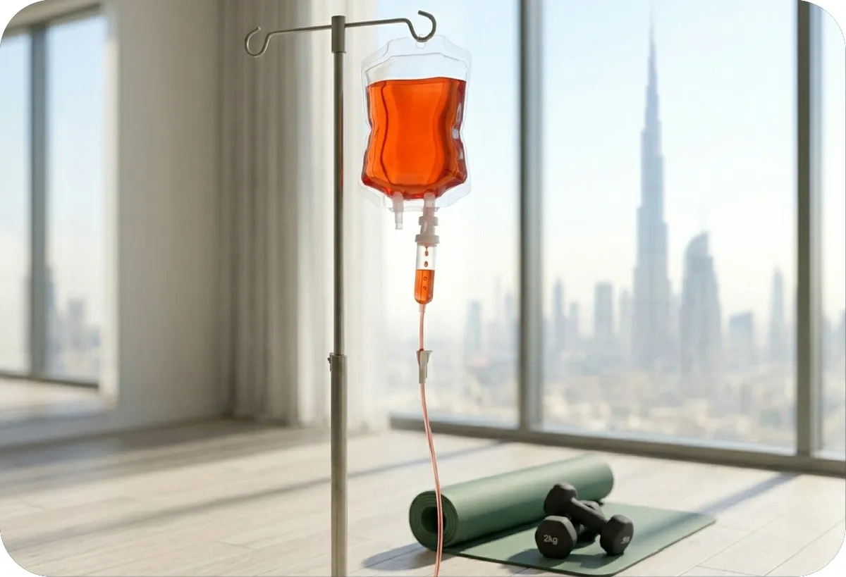 Fat Burner Express IV drip at home in Dubai