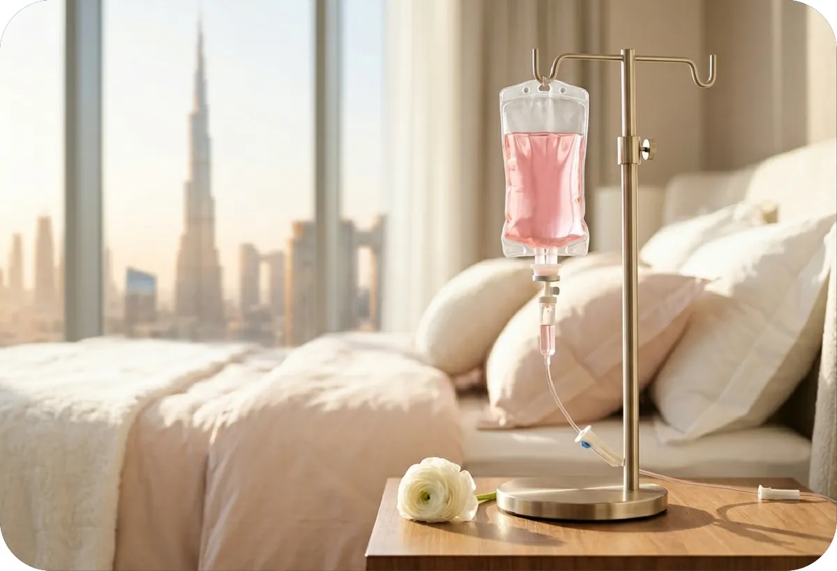 Healthy Skin Express IV drip at home in Dubai
