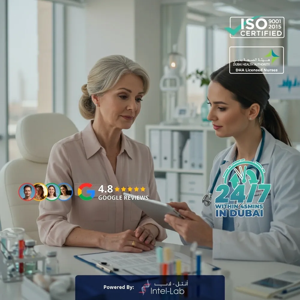 Lab test at home in Dubai