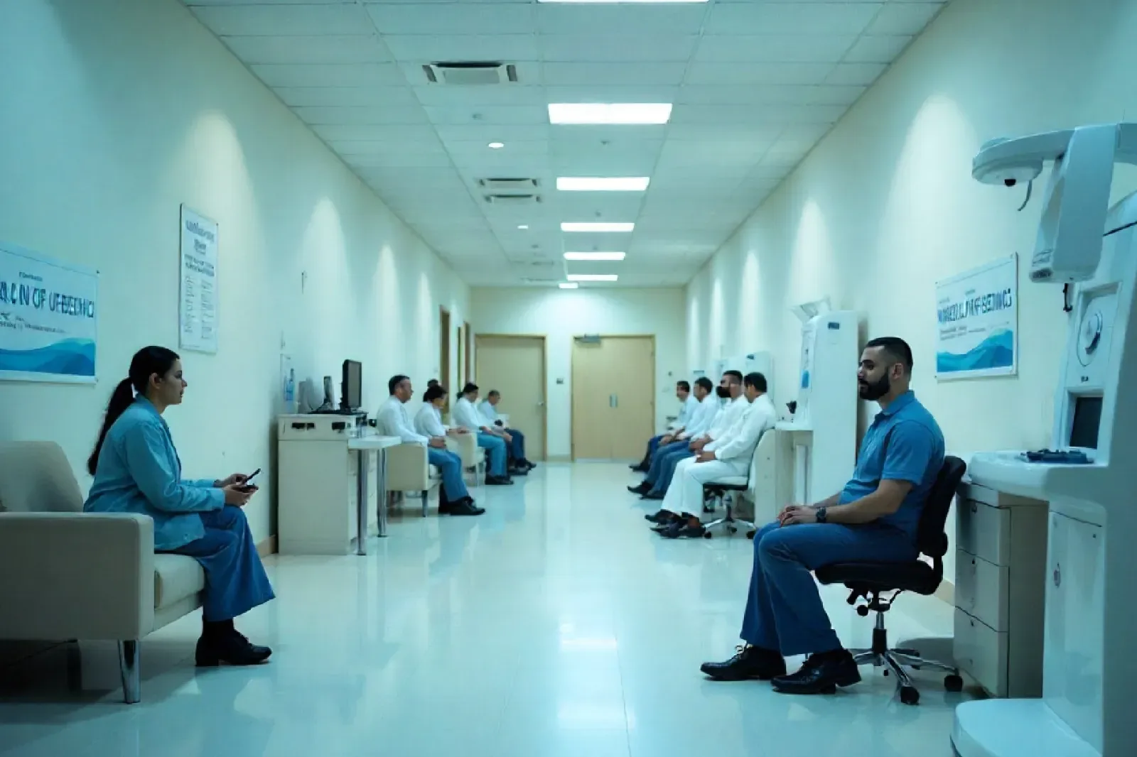 Confidential private pre-screening blood test before the official UAE medical exam